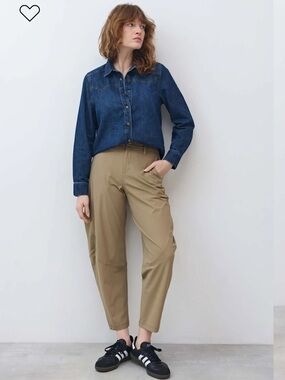 RUTI The Wide Ish Pants in Dune